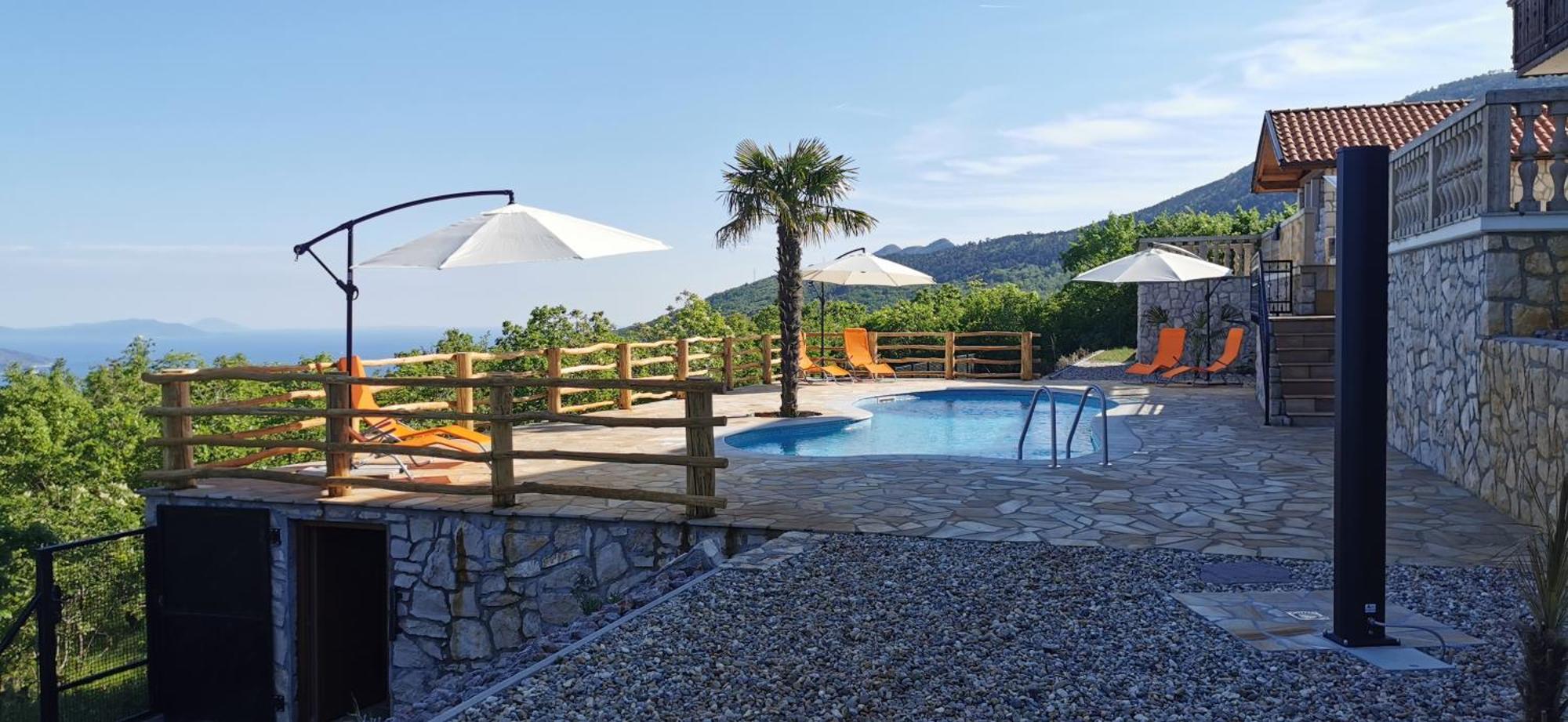 Villa Bora Moscenicka Draga Bed&Breakfast Мощенице Екстер'єр фото